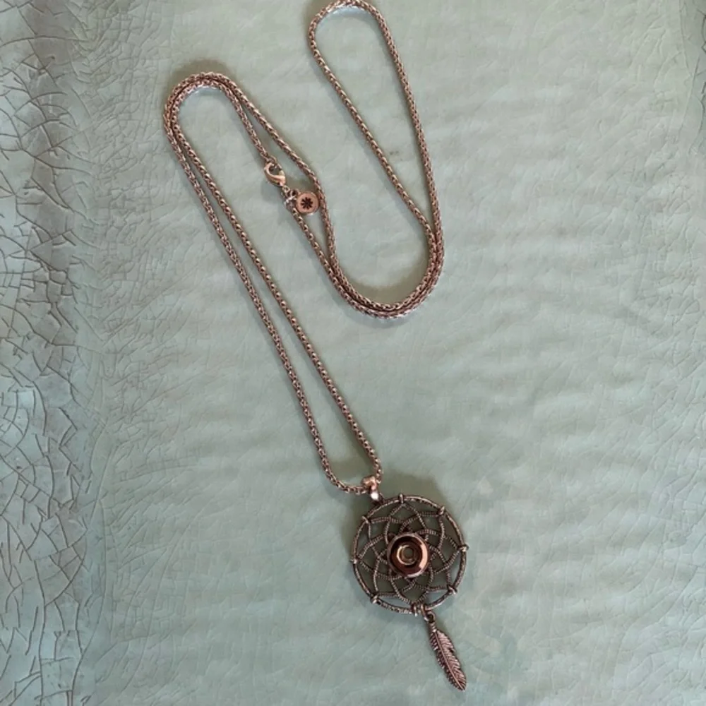 Ginger Snaps Dream Catcher Necklace (Petite Snaps)